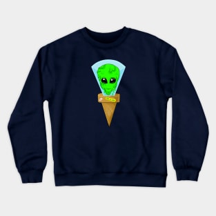 Alien Ice Cream Cone Crewneck Sweatshirt